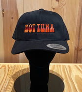 Hats - Hot Tuna Logo Baseball Hat Black/Orange