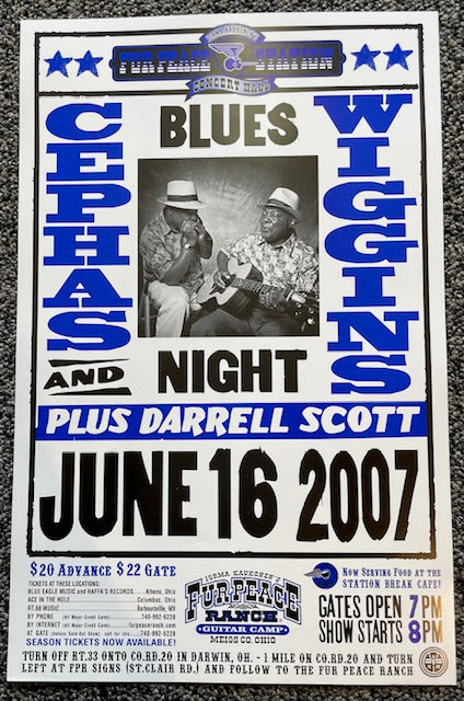 FPS - 06/16/2007 Cephas & Wiggins Plus Darrell Scott (UNSIGNED)