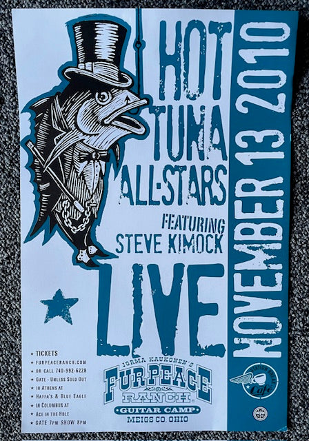 FPS - 11/13/2010 Hot Tuna All-Stars Featuring Steve Kimock (UNSIGNED)
