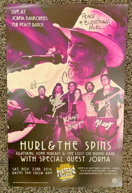 FPS - 11/22/2014 Hurl & The Spins With Jorma (SIGNED)