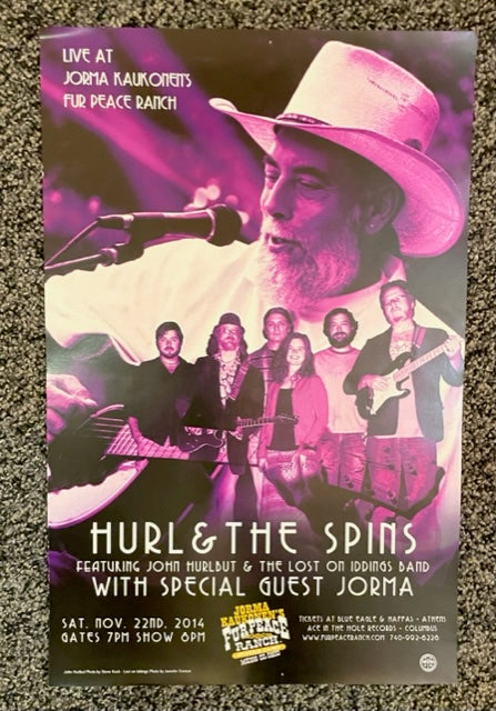 FPS - 11/22/2014 Hurl & The Spins With Jorma (UNSIGNED)
