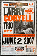 FPS - 06/02/2007 Larry Coryell Trio (UNSIGNED)