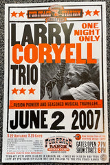 FPS - 06/02/2007 Larry Coryell Trio (UNSIGNED)