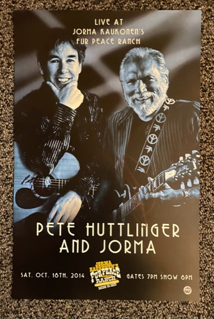 FPS - 10/18/2014 Pete Huttlinger & Jorma  (SIGNED)