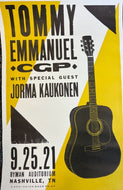 Poster - Tommy Emmanuel with Special Guest Jorma Kaukonen Ryman Auditorium 9/25/2021