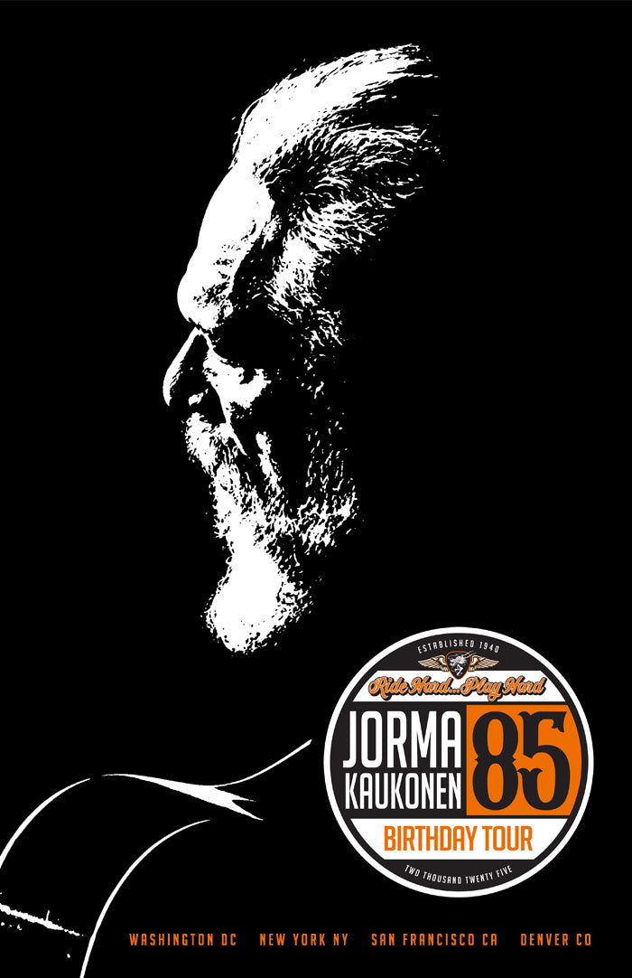 Poster: Jorma Kaukonen 85th Birthday - Limited Edition - Signed – Fur ...
