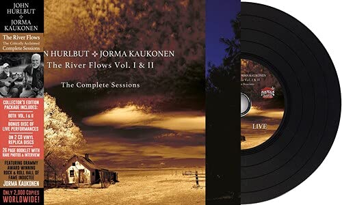 CD - John Hurburt & Jorma Kaukonen "The River Flows Vol. 1 & 2 / The Complete Session's
