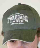 Hats - Fur Peace Ranch Logo Baseball Hat - Olive