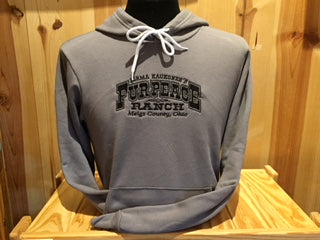 Fur Peace Ranch Logo Hooded Sweatshirt - Storm