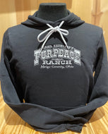 Fur Peace Ranch Logo Hooded Sweatshirt - Black