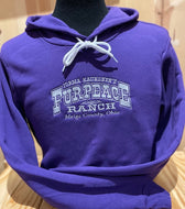 Fur Peace Ranch Logo Hooded Sweatshirt - Team Purple