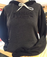 Fur Peace Ranch Logo Hooded Sweatshirt - Heather Gray/Black (SM is the only size available)