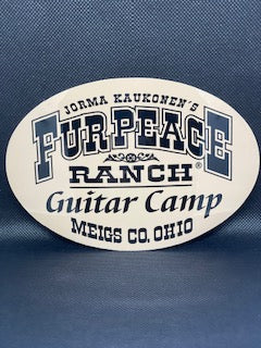 Sticker - Fur Peace Ranch Classic Oval 6"x 4"