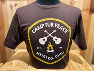 T-Shirt - Camp Fur Peace Short Sleeve - Espresso