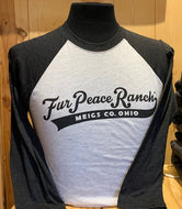 T-Shirt - Fur Peace Ranch Logo Raglan 3/4 Sleeve T-Shirt
