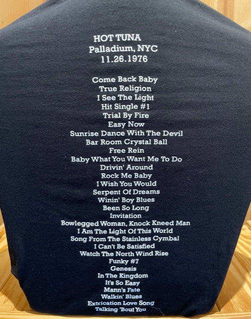 T-Shirt Jack Image "Hot Tuna Palladium, NYC 11.26.1976"