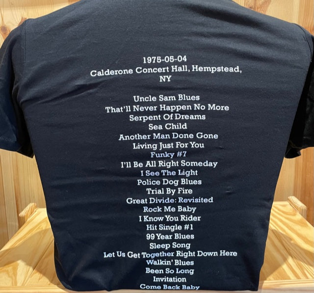 T-Shirt Jorma & Jack Image "1975-05-04 Calderone Concert Hall, Hempstead, NY "