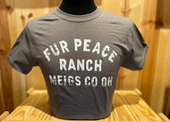 T-Shirt - Fur Peace Ranch Meigs Co OH - Charcoal